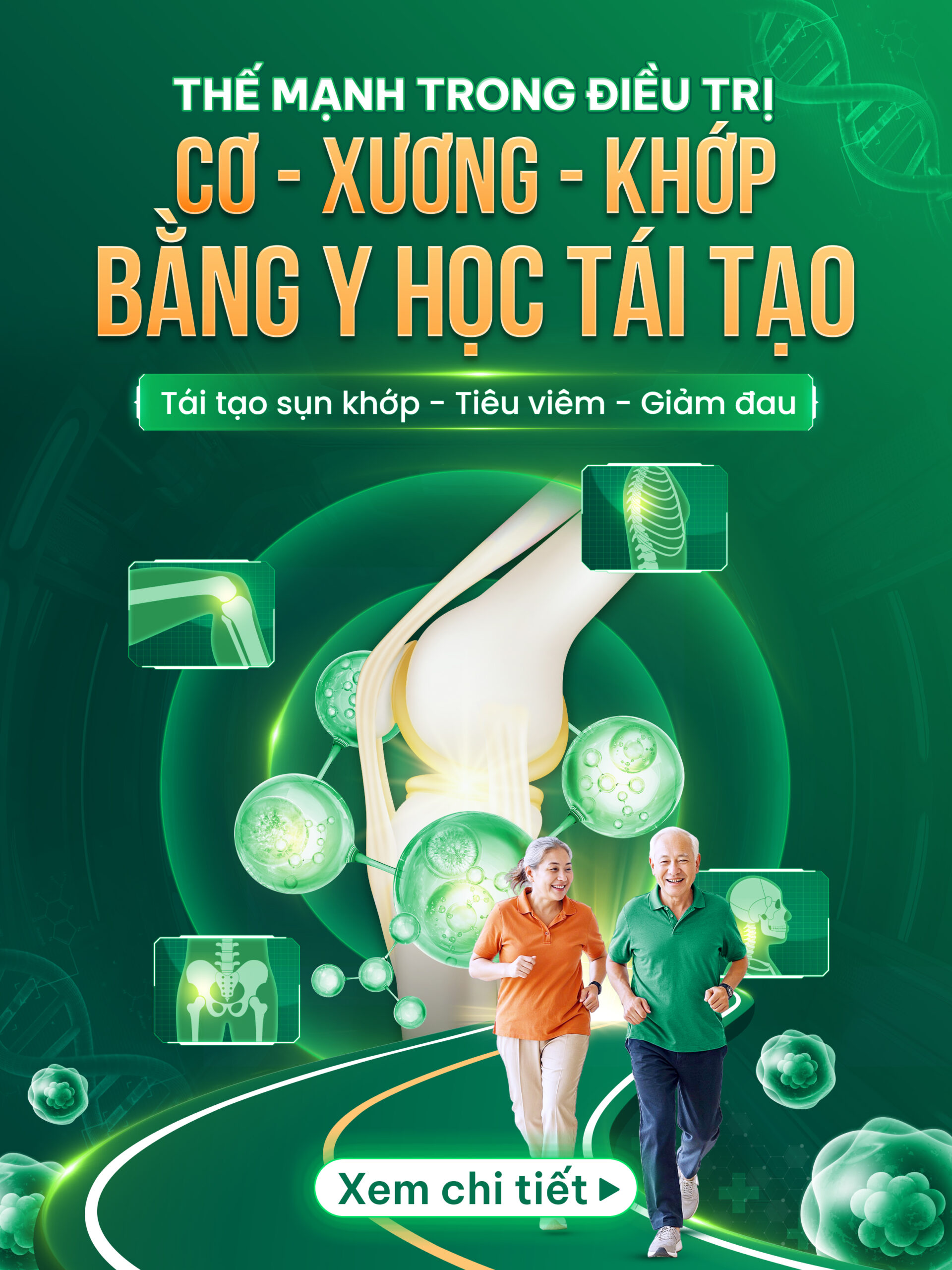 Banner Mobie Website Thế mạnh điều trị Cơ - Xương - Khớp bằng Y học tái tạo SCT